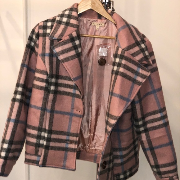 French Bisou Plaid Jacket Sold out - Picture 1 of 3
